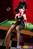 アダルト人形 アニメ 萌え系美少女 黒ストッキング 小悪魔コスプレ 85cmバスト中 普乳 MWGirl魔物姫 星雅