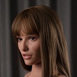 ZELEX GE124ヘッド 黒髪の清楚系美少女 リアルドール X165cm Fカップ シリコン製 アダルト ドール