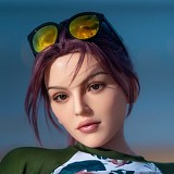 ZELEX GE124ヘッド 黒髪の清楚系美少女 リアルドール X165cm Fカップ シリコン製 アダルト ドール