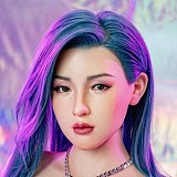 ZELEX GE124ヘッド 黒髪の清楚系美少女 リアルドール X165cm Fカップ シリコン製 アダルト ドール