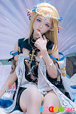 ダッチワイフ シリコン エルフコスのかわいい女の子 金髪 152cm Aカップ SHEDOLL 艾琳