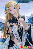 セックス人形 シリコン エルフ ゲームキャラのコスプレ 金髪 152cm Aカップ SHEDOLL 艾琳