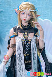 セックスドール シリコン エルフ ゲームキャラクター風コスプレ 金髪 152cm Aカップ SHEDOLL 艾琳