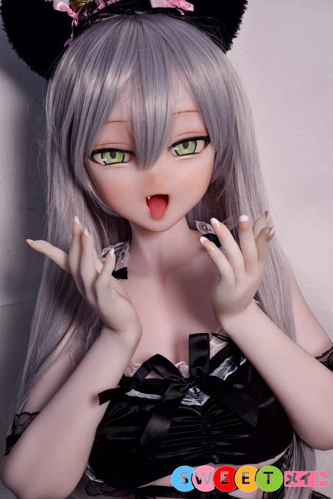 ElsaBabe アニメ 風 ラブドール 140cm Fカップ 巨乳 可愛い美少女 佐倉穂乃花 RAD013 顔  猫耳のカチューシャ シリコン 性 処理