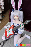 アニメlovedoll シリコン シルバーヘアのツインテ美少女 バニー 140cm Fカップ ElsaBabe RAD004立華琴里