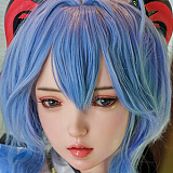 Houyu後遇 伊娃 チャイナドレス姿の黒スト美少女 エロドール 158cm Eカップ 22kg フルシリコン アダルト 人形