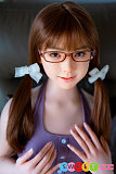 アダルトドール シリコン 笑顔 可憐な美少女 眼鏡 149cm バスト平 Jcute AGD02紬