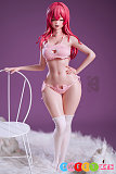 lovedoll アニメ ビキニ 自立 美肌 裸 シリコン ピンク髪 ミニ 60cm Eカップ BCDOLL F04A松田花梨