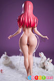 アダルト人形 アニメ 美尻 自立 あえぎ顔 美肌 裸 シリコン ピンク髪 ミニ 60cm Eカップ BCDOLL F04A松田花梨