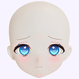 MW Girl 魔物姫 萌え系アニメヘッド単体 ソフトビニール製頭部 シリコン製ヘッド選択可能 かわいいラブドール