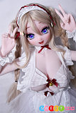 アニメ sexdoll シリコン美少女 メイドコスプレ ツインテール 笑顔 ElsaBabe RAD052斉藤雪絵 140cm Fカップ 巨乳