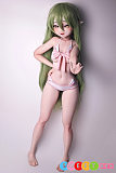 アニメダッチワイフ シリコン 自立 美肌 可愛い美少女 緑髪 ElsaBabe RAD010伊集院真姫 125cm 美乳