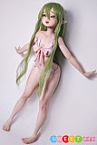 アニメセックス人形 シリコン 萌え美少女 緑髪 笑顔 ElsaBabe RAD010伊集院真姫 125cm 美乳