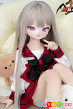 アニメラブドール JC制服 TPE 銀髪美少女 魔族人形MOZUDOLL 85cm奈奈 ソフトビニール
