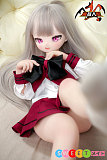 アニメsexdoll JC制服美少女 美肌 TPE 銀髪美少女 魔族人形MOZUDOLL 85cm奈奈 ソフトビニール
