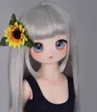 魔族人形 卷卷 85cm バスト小 メイド服のアニメ美少女 ラブドール ソフトビニール製頭部 TPEボディ MOZU DOLL A級 フィギュア