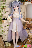 アニメ等身大ラブドール コスプレ 自立 ツインテール美少女 普乳 tpe プリンセス風 銀髪 魔族人形 MOZUDOLL 依依 115cm