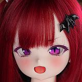 魔族人形 MOZU DOLL 莉莉萨 115cm 普乳 シリコンヘッド 小悪魔系の赤髪アニメ美少女 セックス ドール TPEボディ UR級