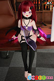 アニメリアルドール 可愛い 小悪魔系 赤髪美少女 115cm 普乳 魔族人形MOZUDOLL 莉莉萨 TPE
