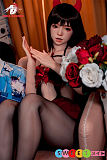 えろドール シリコン コスプレ 黒髪 艶っぽい美少女 165cm Bカップ Dollsenior #23美咲 誘惑ストッキング