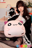 エロドール シリコン 黒髪 メイド コスプレ 清楚系美少女 黒ストッキング 165cm Bカップ Dollsenior #23美咲