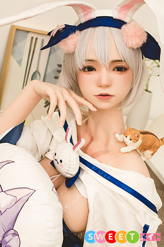 Doll senior #23 美咲 バニーコスチュームの銀髪美少女 エッチドール 165cm Bカップ シリコン lovedoll