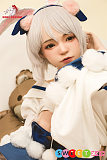 エロドール シリコン セクシーバニー コスチューム 銀髪 165cm 美乳Bカップ Dollsenior #23美咲