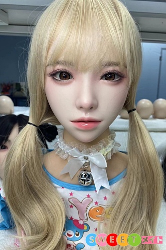 Real Girl A工場製 ツインテール L4頭部単体 アダルトドール 口開閉可 軟性シリコン製 ヘッド ROS 140-168cmのボディに組合可 M16
