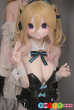 エロ人形 巨乳 アニメ コスプレ美少女 148cm羊角社 B01 KUKU ビニールヘッド S-TPEボディ