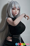 アニメアダルトドール シリコン 白髪美人 148cm かわいい 巨乳 ElsaBabe AHR020玄羽時子