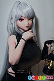 アニメエロ人形 148cm かわいい美少女 巨乳 シルバー髪 ElsaBabe AHR020玄羽時子 シリコン