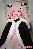 アニメラブドール シリコン ピンク髪美少女 130cm爆乳 ElsaBabe RAD041蝶野未梦 小悪魔系