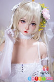 シリコンrealdoll Eカップ美少女 156cm 金髪 花嫁ドレス SHEDOLL 熙熙