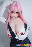 アニメエロドール シリコン 巨乳 萌え美少女 ピンク髪 148cm ジーンズ ElsaBabe RAD007横谷悠希子
