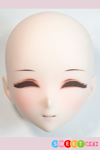 人偶箱庭 OH01SP ソフトシリコンヘッド単体 閉眼 アニメ ダッチドールbjddollメイク ご希望のキャラクターをカスタマイズ可能