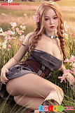アダルト人形 巨乳 金髪美少女 ツインテール シリコン 163cm Fカップ カウガールコスプレ Dollsenior 奈奈 帽子