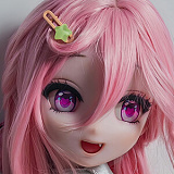 ElsaBabe RAD052 斉藤雪絵 ピンク髪の元気系アイドル エロ人形 140cm Fカップ 巨乳 アニメ リアルドール フルシリコン製