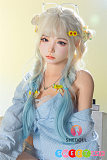 シリコンsexdoll 美乳 萌え美少女 ツインテール 銀髪 160cm Cカップ 普乳 SHEDOLL 青柠