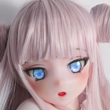 ElsaBabe 着物ラブドール 125cm アニメ 白髪 RAD043 浅香萌里 ROS口開閉 シリコン 高級