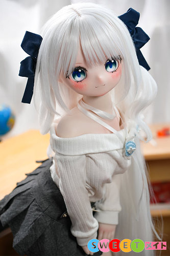 MW Girl 魔物姫 天使もえ 白髪笑顔美少女 アニメダッチワイフ 85cm バスト中 普乳 フィギュア ソフトビニール製頭部 シリコンボディ