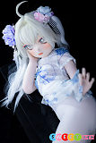 アニメダッチワイフ かわいい 白髪 小悪魔系チャイナドレス美少女 132cm TPE製 AAカップ Guavadoll DM10 ビニール