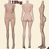 羊角社doll（Croissant Doll）アニメドール コスプレ風セックス人形 155cm AAカップ #B04 黑saberヘッド 手描きメイク ソフトビニール製ヘッド+S-TPE製ボディ