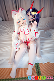 かわいい姉妹アニメエロ人形 羊角社 コスプレ 128cm #狐
