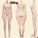 羊角社（Croissant Doll）アニメ系 リアルラブドール 155Pcm 貧乳 #B03 甘雨ヘッド デカールメイク ソフトビニール製ヘッド+S-TPE製ボディ