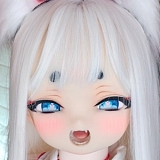 羊角社 アニメドール かわいい ヘッド単体販売ページ 手描きメイク選択可 ソフトビニール製ヘッド シリコン製ヘッド