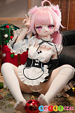 アニメlovedoll ツインテール美少女 メイドコスプレ かわいい ミニ85cm ピンク髪 MWGirl魔物姫 桜奈ココ