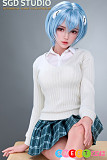 コスプレ セックス人形 高級シリコン ミニ62cm JK制服 アジア清純美女 水色髪美少女 SGD STUDIO&Man You SGD006