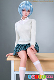 コスプレ sexdoll 高級シリコン ミニ62cm JK制服スクール風コス アジア清純美少女 水色髪 SGD STUDIO&Man You SGD006