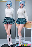 コスプレ リアルラブドール 高級シリコン ミニ62cm美少女 JK制服 アジア清純美女 水色髪 SGD STUDIO&Man You SGD006