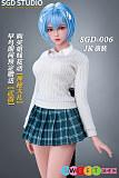 コスプレ ダッチワイフ 高級シリコン ミニ62cm JK制服学院風コス アジア清純美少女 SGD STUDIO&Man You SGD006